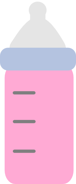 Download Pink Baby Bottle Clip Art At Clker Com Vector Clip Art Online Royalty Free Public Domain
