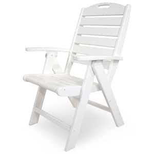 Trex Outdoor Furniture Yacht Club Classic White Highback Patio ...