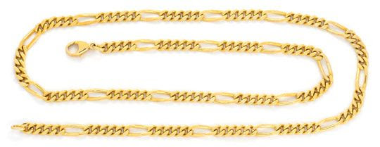 Originalfoto GOLDKETTE FIGARO MASSIVE GELBGOLD KETTE