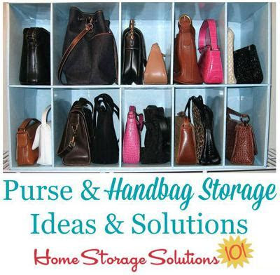 purse handbag storage ideas solutions