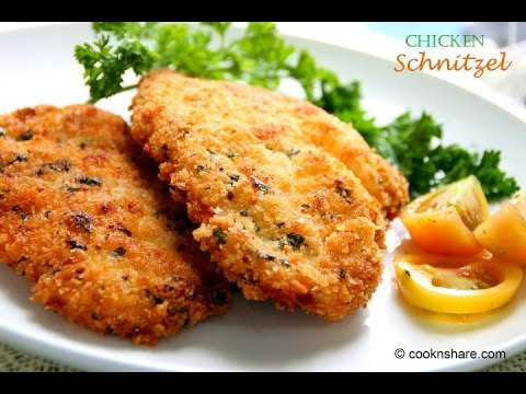 VIDEO : chicken schnitzels - chicken schnitzelsare incredibly easy to make. they are also tender, juicy, and delicious. i have a tendency to make them up during ...