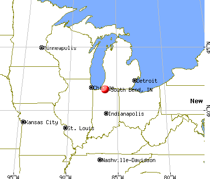 Map South Bend Indiana South Bend, Indiana (IN) profile: population, maps, real estate 