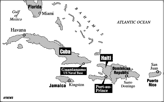 Map Haiti