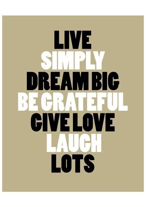 LIVE SIMPLY