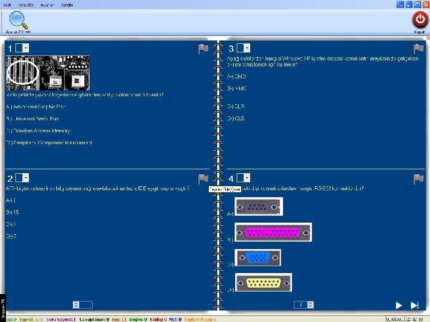 Test Hazırlama Programı