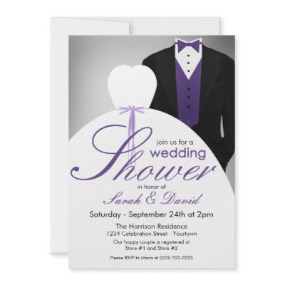 Couples Wedding Shower Invitations