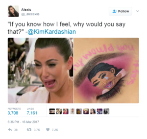 New Makeup Trend Drawing viral memes on your eyelid is the new eyeshadow