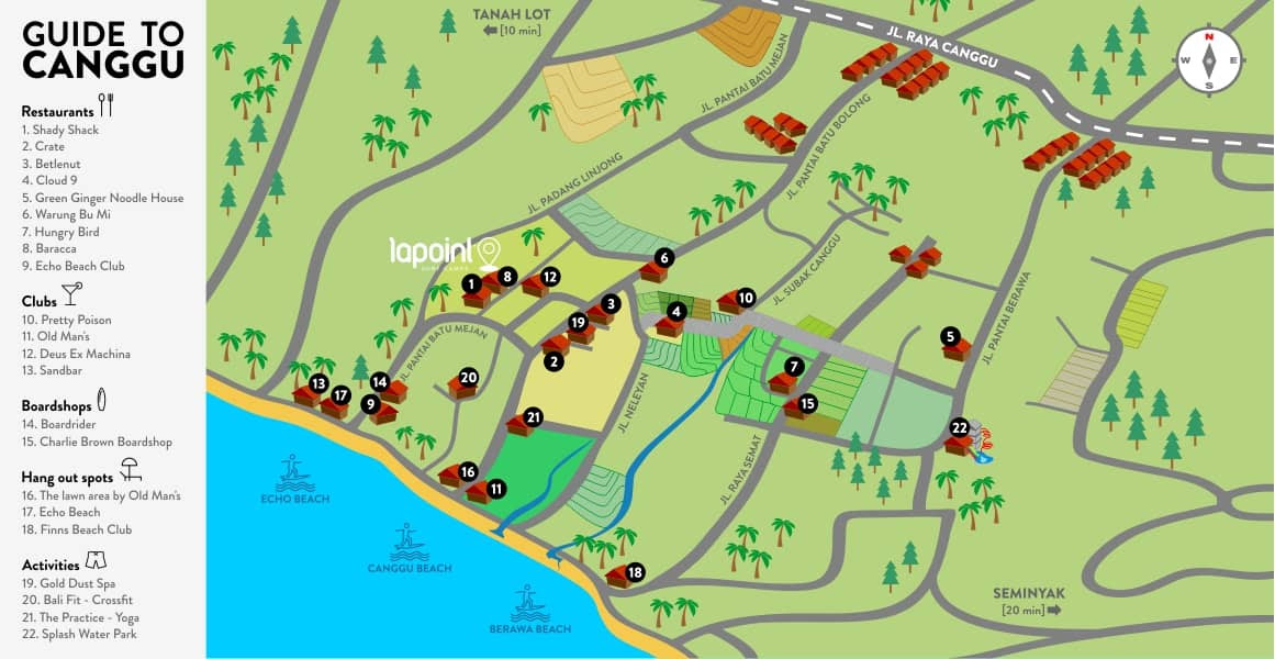 Guide complet pour visiter Canggu Bali lebaliblog Guide complet pour visiter Canggu Bali lebaliblog
