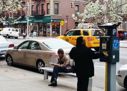 Pedestrian delight: New benches on 10th Avenue | CHEKPEDS