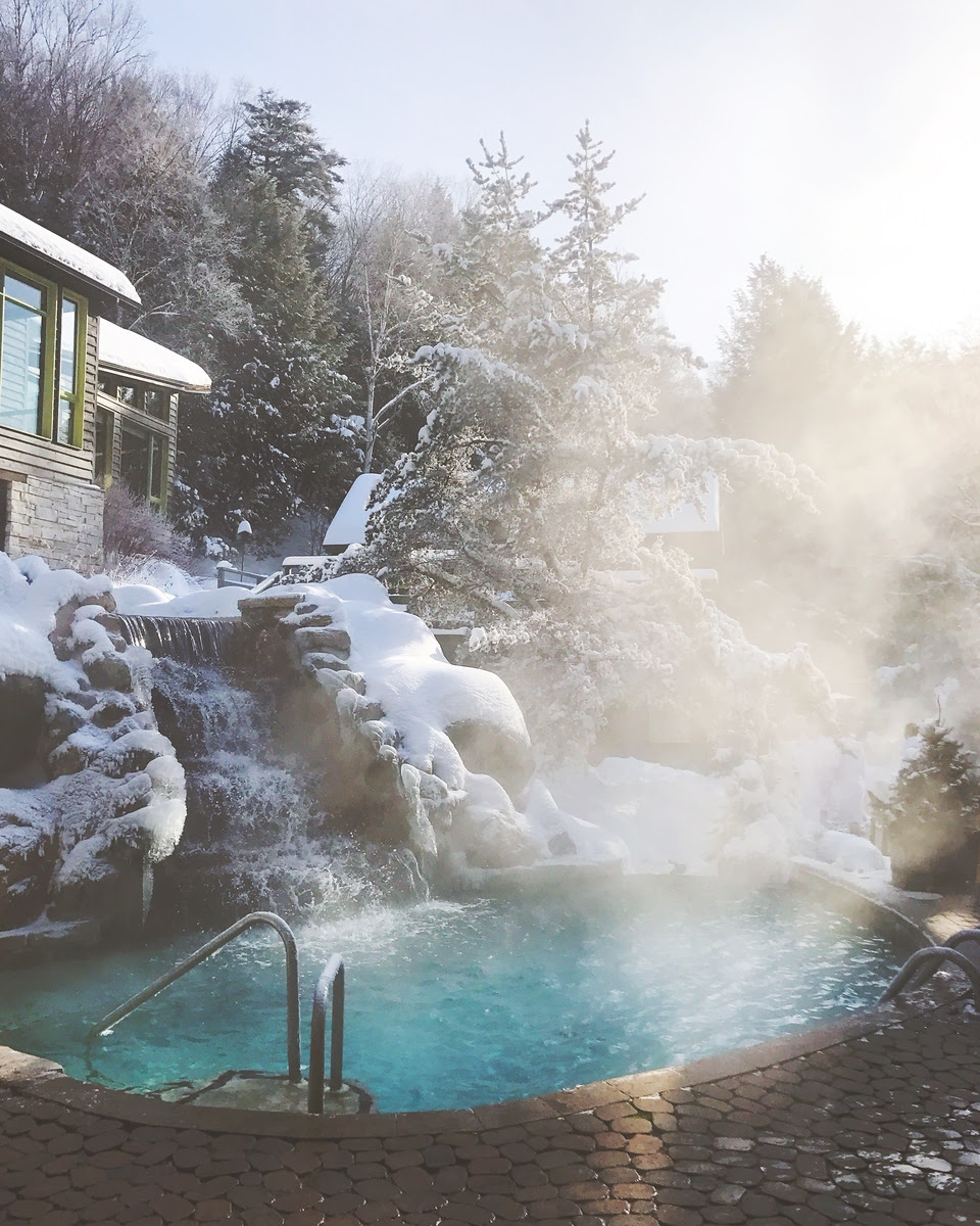 Scandinave Spa in Mont Tremblant 