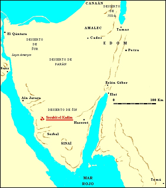 Qual é o nome do deserto que os judeus andaram por 40 anos?