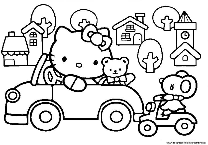 Disegni Hello Kitty - Disegni Hello Kitty da colorare