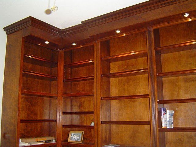 free built in bookcase woodworking plans - DIY Woodworking Projects