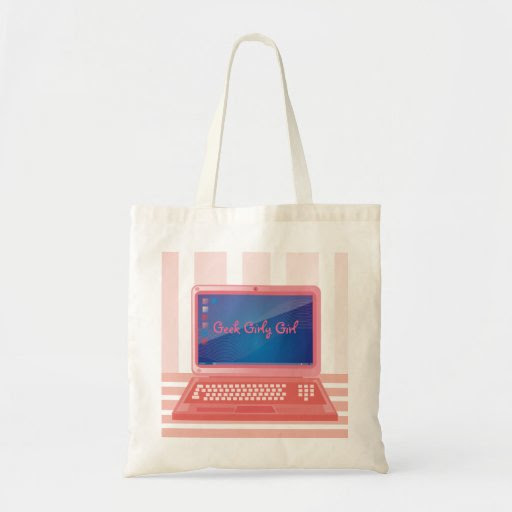 Geek Girly Girl Computer Bag