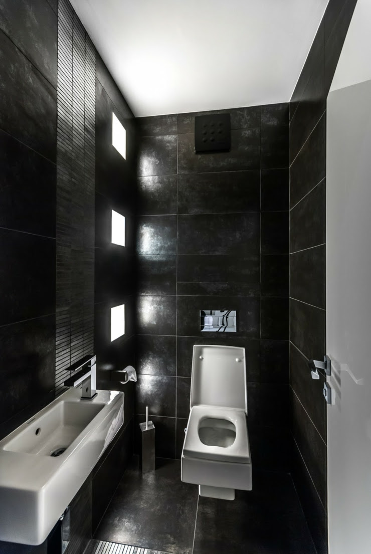 toilettes appartement futuriste moderne