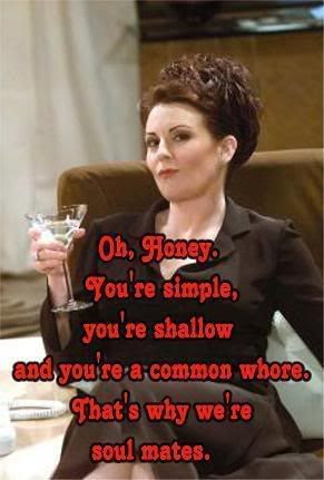 karen walker quotes. Karen Walker Oh Honey Image
