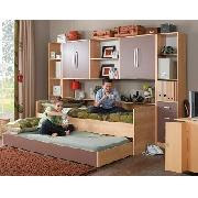 over bed shelving storage dorm