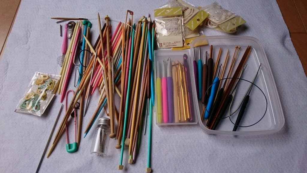 編み針の整理収納 ゴチャゴチャからの脱出 ハンドメイド資材の整理収納