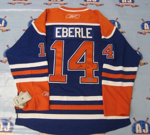 Jordan Eberle Autographed Jersey - Autographed NHL Jerseys