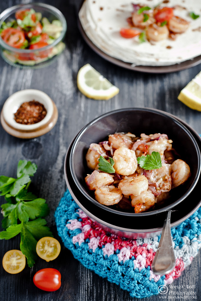 Prawn Ginger Garlic Tacos (0029) by Meeta K. Wolff