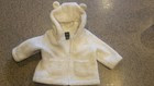 Baby Gap Sherpa Hooded Jacket with Ears - White