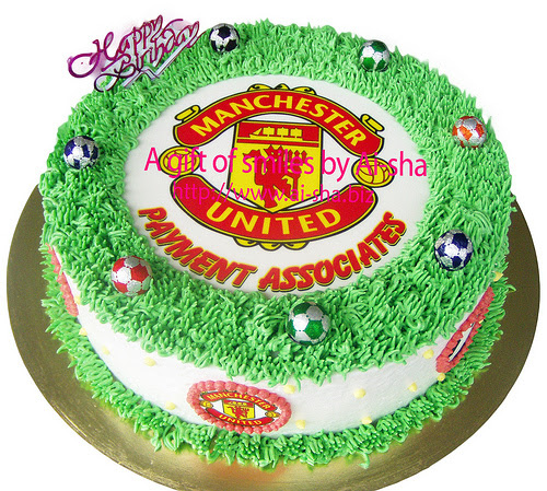 Birthday Cake Edible Image Manchester United
