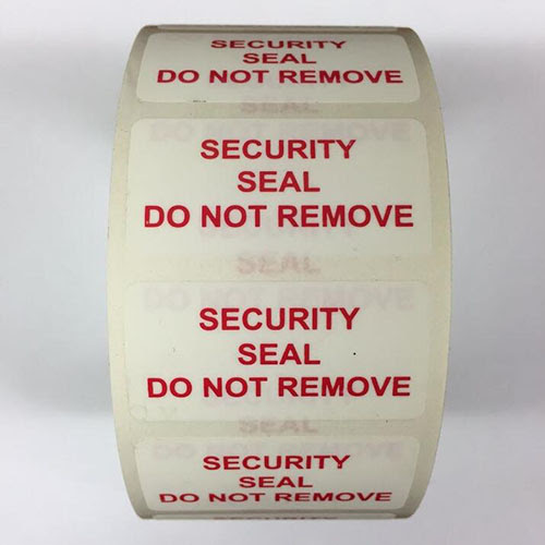 China Customized Printing Custom White Warranty VOID Electronic Security Seals labels/VOID ...