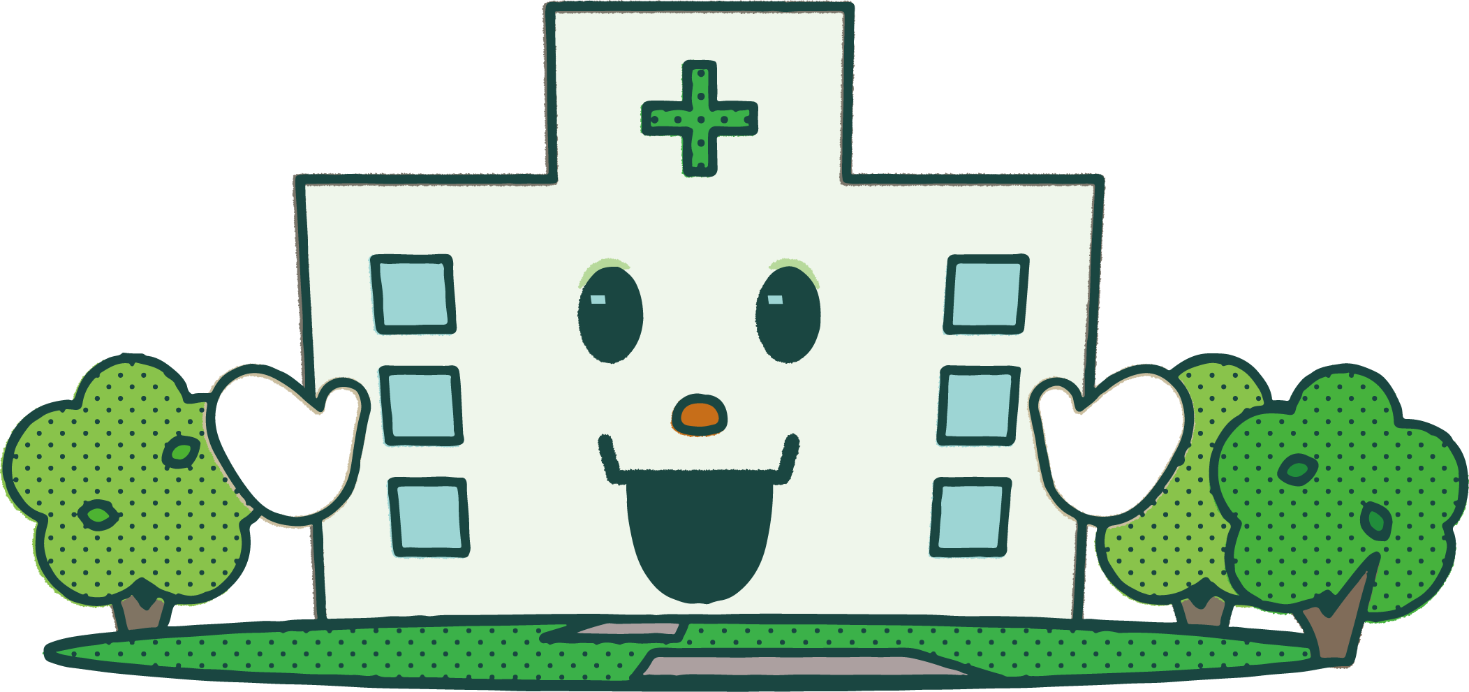 病院イラスト 病院 クリニック 診療所 医院 可愛い無料イラスト素材集