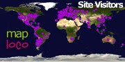 Locations of Site Visitors