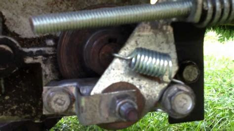 The other choices of mowers are cheaper overall. Craftsman Lawn Tractor Brake Assembly and Adjustment - YouTube