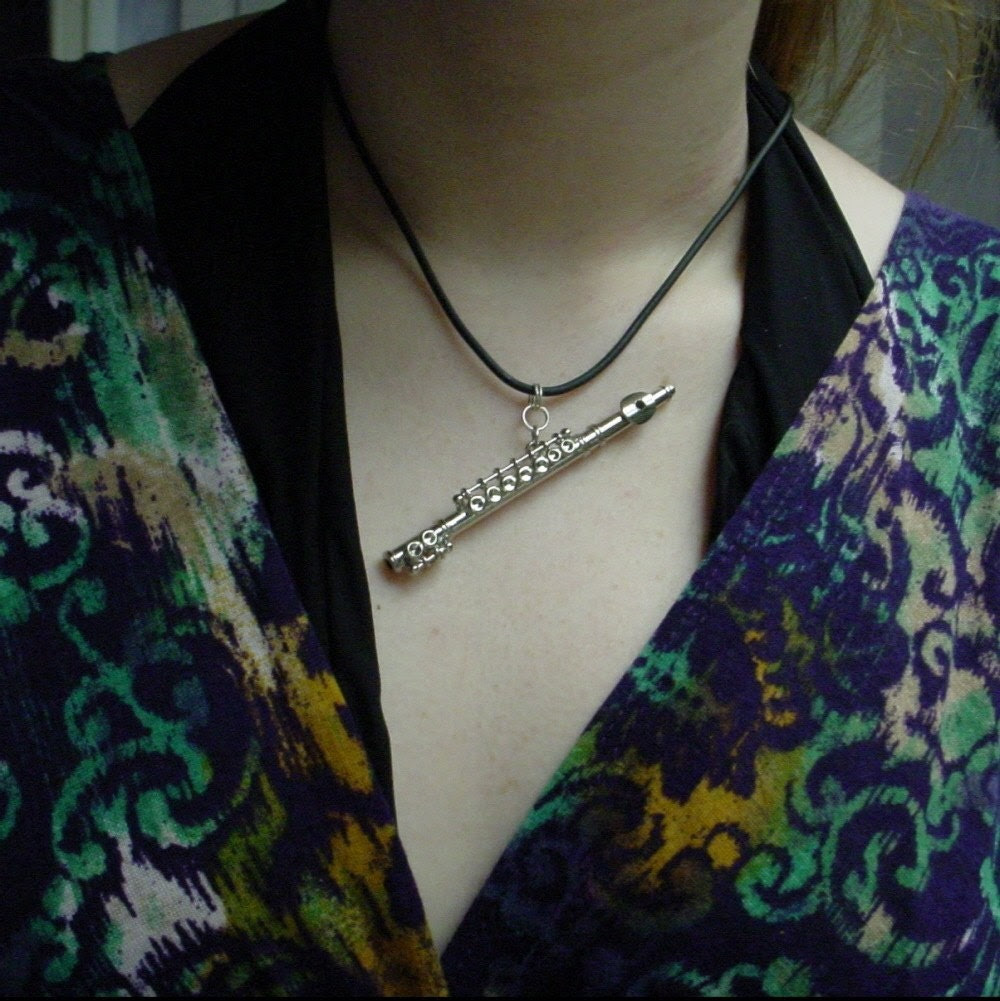 One of a kind FLUTE pendant
