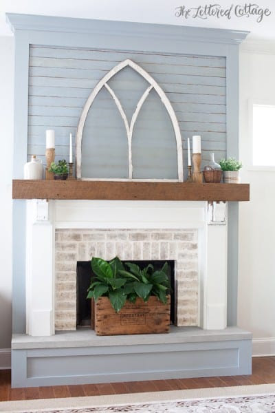 Fireplace Makeover After The Lettered Cottage