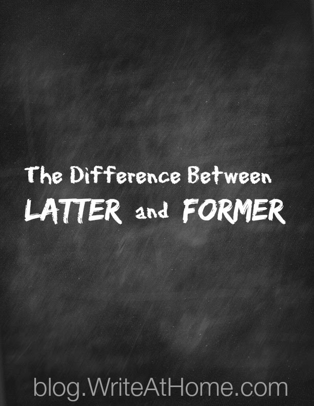 The Difference Between Latter And Former