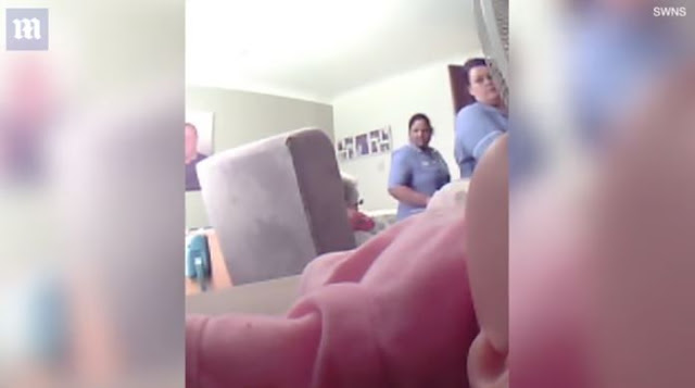 A Home Care Worker Continuously Sprayed Aerosol In A Dementia Patient's Face Despite Begging Her To 'STOP IT'.