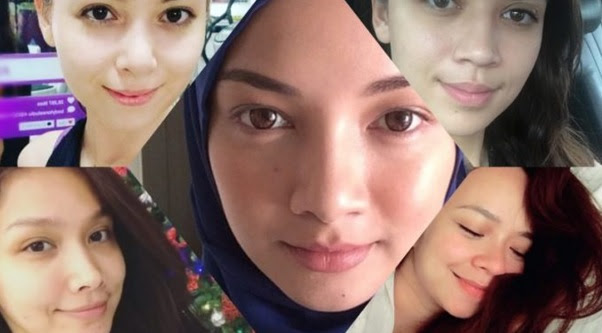 Natural Beauty! 11 Wajah Artis Wanita Malaysia Tanpa Make Up