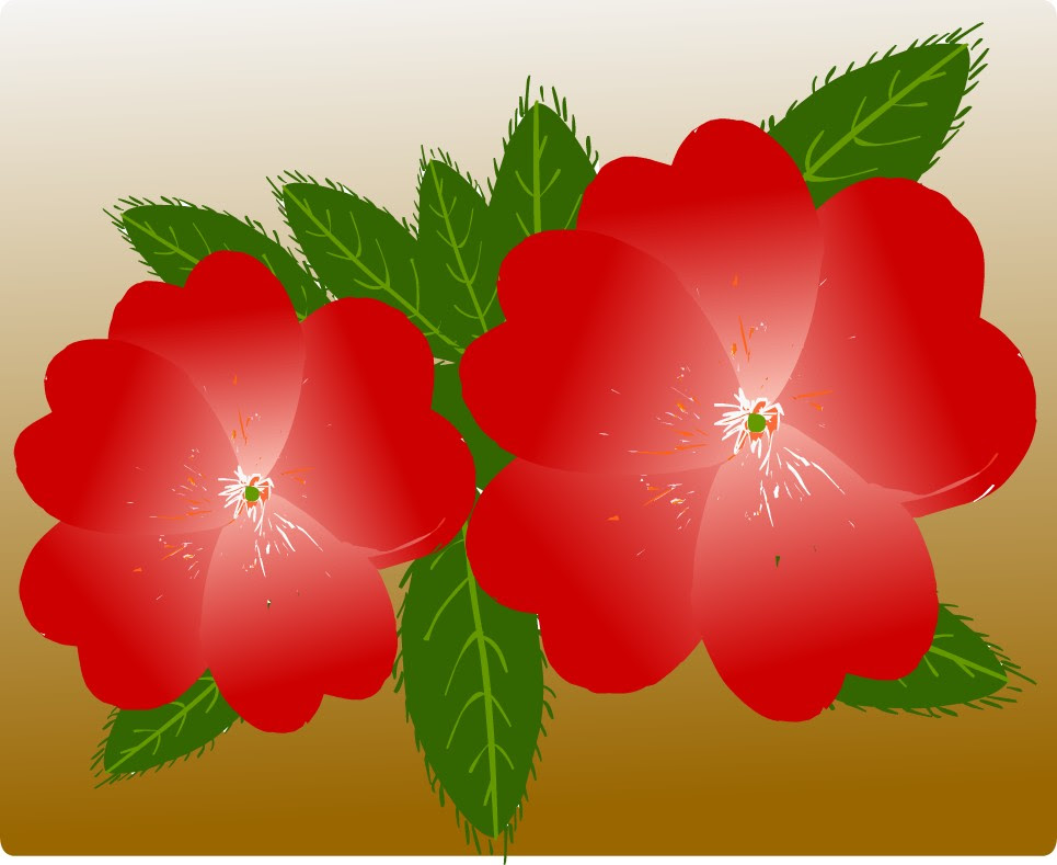夏 夏景色 夏の花 イラスト 無料