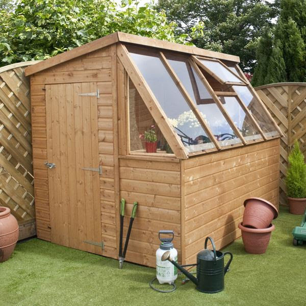 Wooden potting shed greenhouse, shed plans 10x12, cheap ...