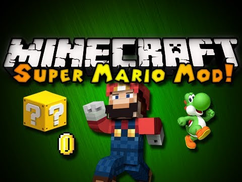 Minecraft: Super Mario Mod - MARIO BLOCKS, YOSHI, SOUNDS 