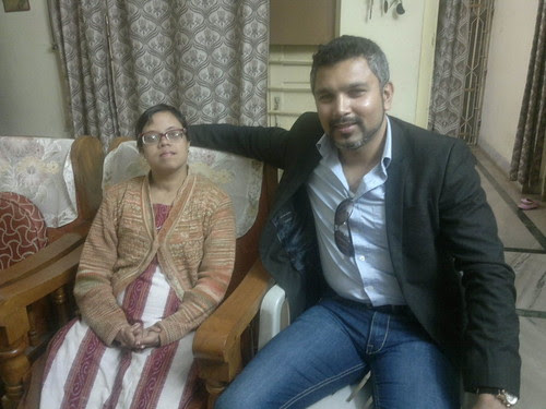 Jayadeb with Mama at our place by Bhakua