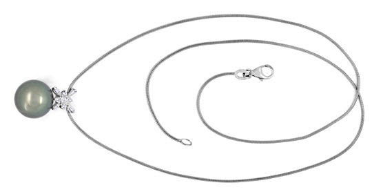 Originalfoto DESIGNER-TAHITIPERLEN-DIAMANT-KOLLIER WEISSGOLD