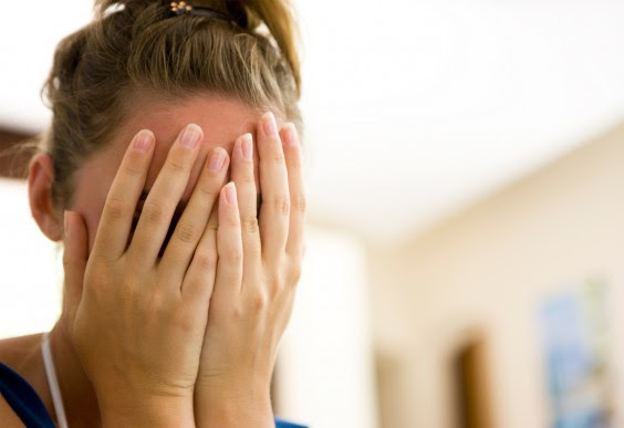 Embarassed Woman