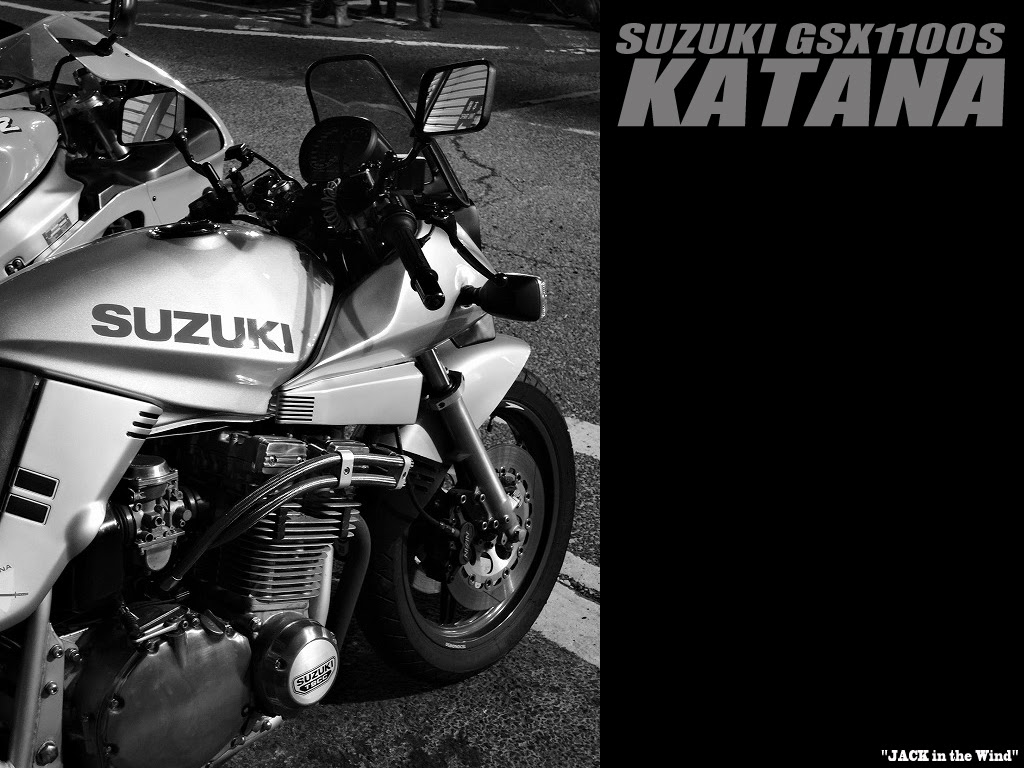 Gsx1100sカタナ壁紙 Pc用 スマホ用 Katana Wallpaper Jack In The Wind Suzuki Gsx1100s Katana カタナ でリターンライダーになった危険な話