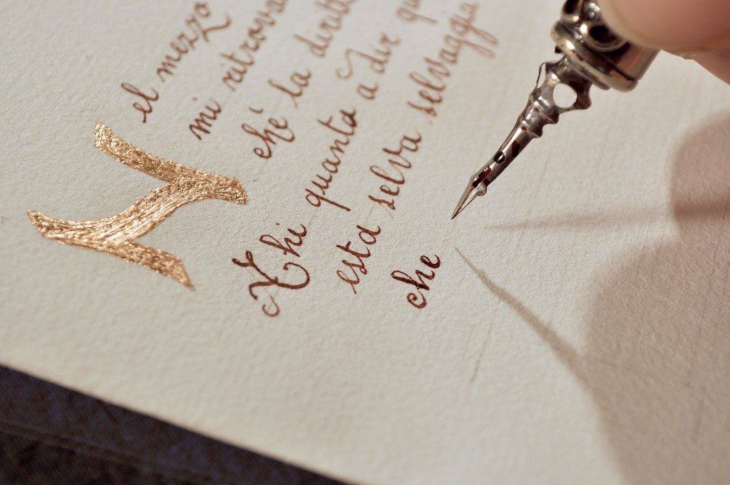 L'arte della calligrafia in una lettera d'amore - Daily ...