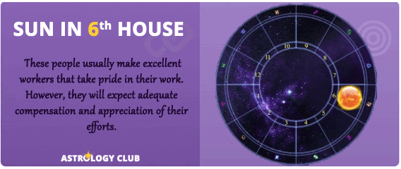 Sun in the Sixth House