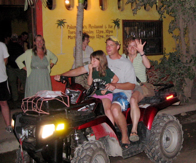 Getting ahead of the parade in La Manzanilla
