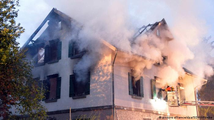 Cămin de solicitanţi de azil incendiat în Germania 