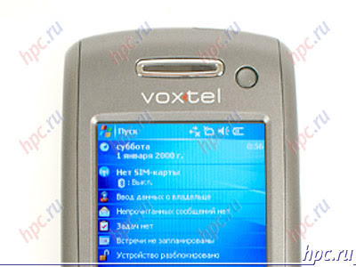 Voxtel W520: динамик, индикатор и дополнительная клавиша