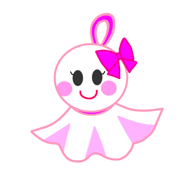 てるてるぼうず ピンク のイラスト かわいいフリー素材が無料のイラストレイン