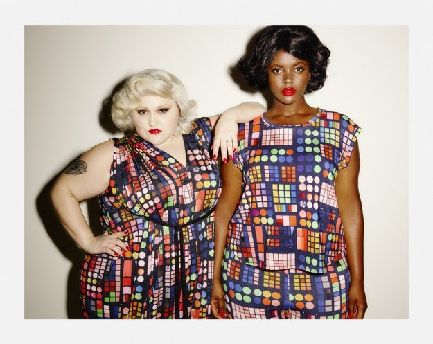 Naturally, the 21 pieces in Ditto's collection are designed to grab your attention — a far cry from the meant-to-blend-in neutrals of most plus-size lines. There are prints galore...