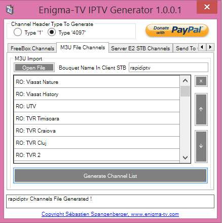 M3u To Enigma 2 Converters Satnigmo Com Enigma2 Stuff